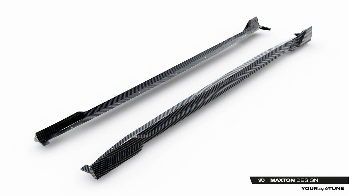Prepreg Carbon Fiber Side Skirts suitable for BMW X5 M-Pack G05