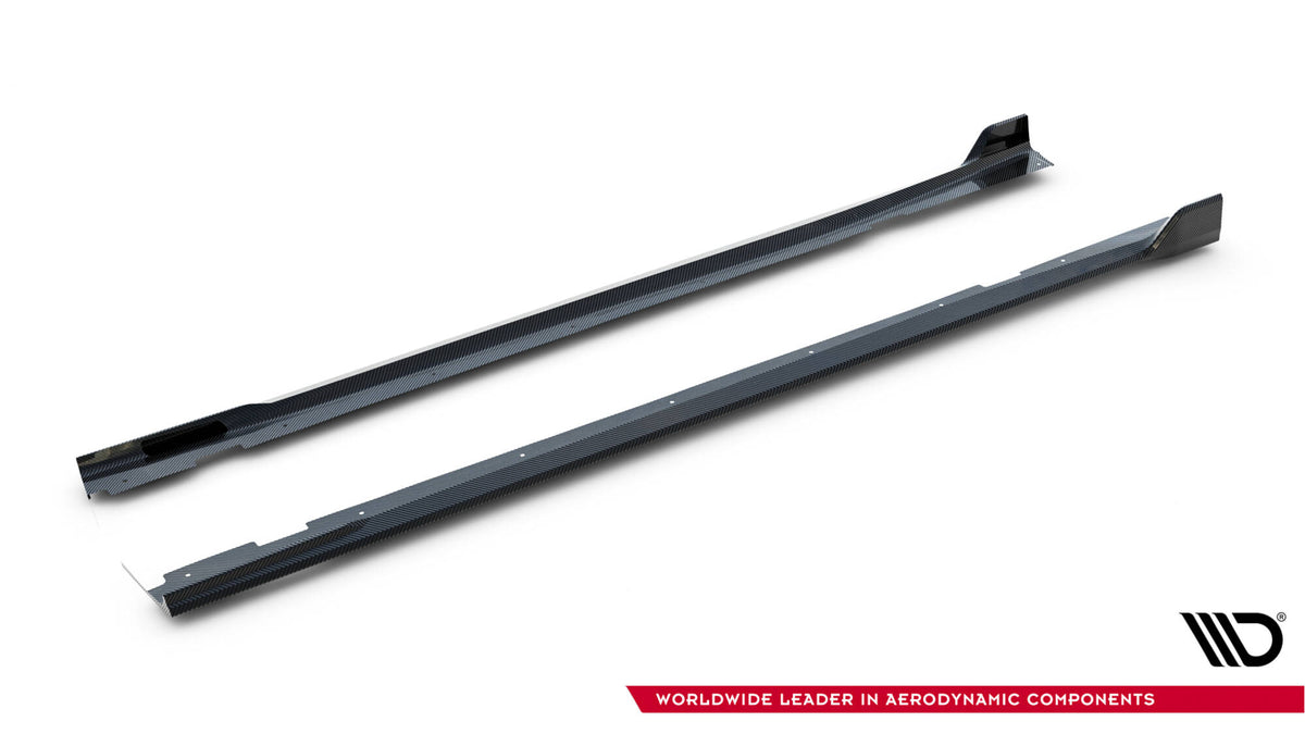 Prepreg Carbon Fiber Side Skirts suitable for BMW X7 M-Pack G07 Facelift