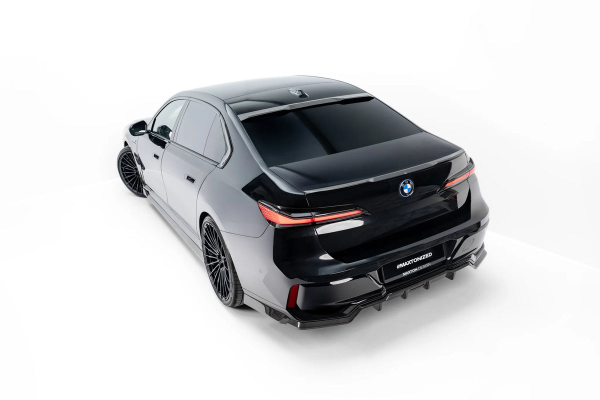 Prepreg Carbon Fiber Tailgate Spoiler (Lower) suitable for BMW 7 M-Pack / M760e / i7 M-Pack G70