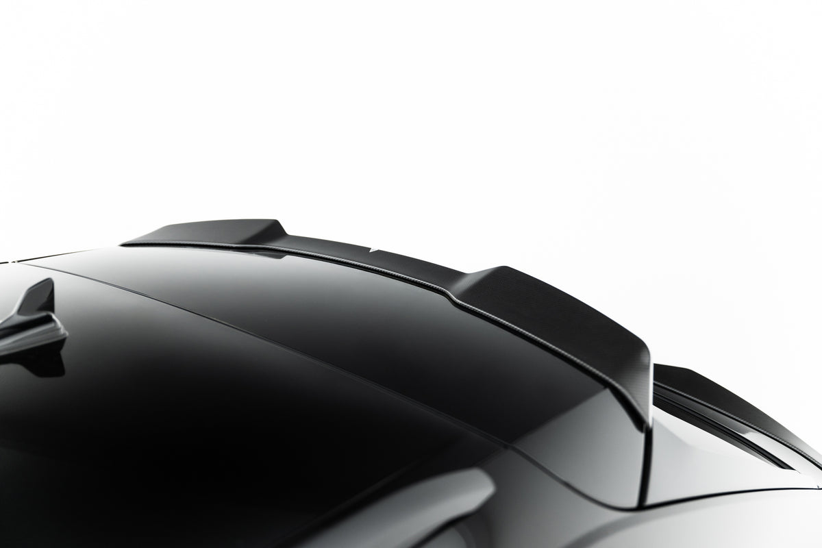 Prepreg Carbon Fiber Tailgate Spoiler (Upper) suitable for Audi SQ8 / Q8 S-Line Mk1 Facelift