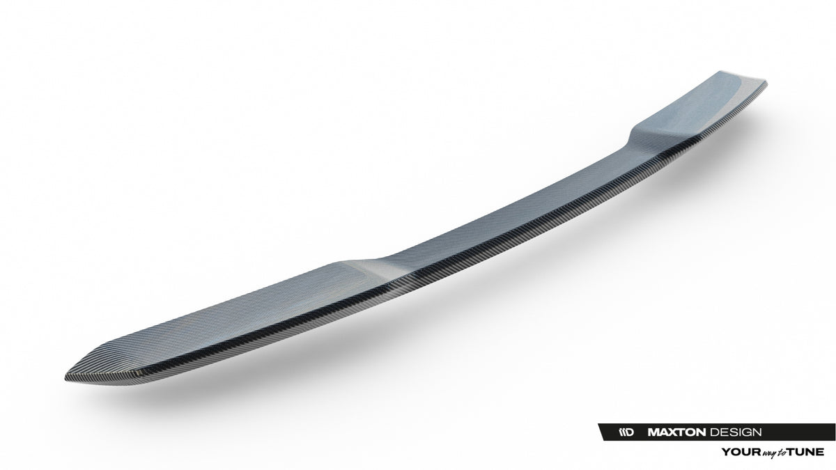 Prepreg Carbon Fiber Tailgate Spoiler (Upper) suitable for Audi SQ8 / Q8 S-Line Mk1 Facelift