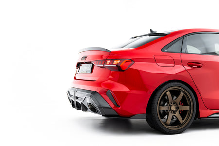 Prepreg Carbon Fiber Tailgate Spoiler V.2 suitable for Audi RS3 / S3 / A3 S-Line / A3 Sedan 8Y Facelift