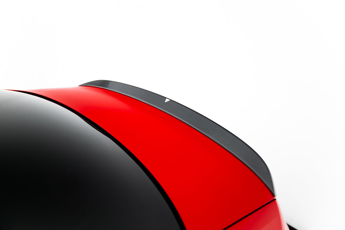 Prepreg Carbon Fiber Tailgate Spoiler V.2 suitable for Audi RS3 / S3 / A3 S-Line / A3 Sedan 8Y Facelift