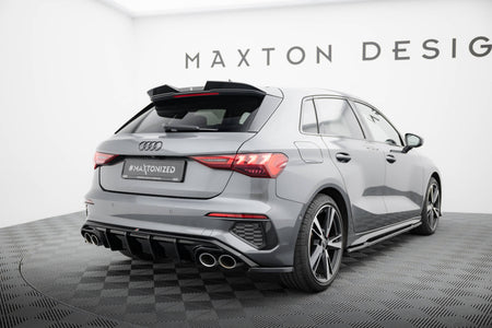 Prepreg Carbon Fiber Tailgate Spoiler suitable for Audi RS3 / S3 / A3 S-Line Sportback 8Y / 8Y Facelift