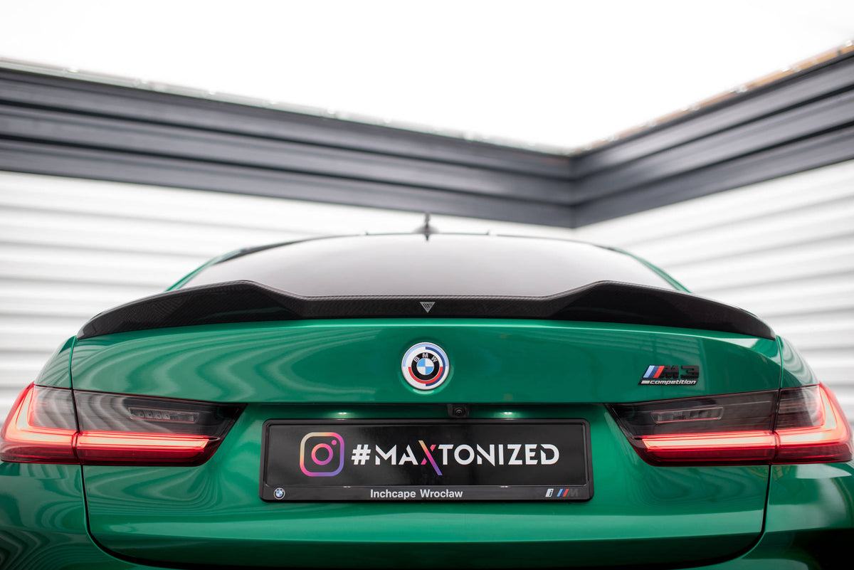 Prepreg Carbon Fiber Tailgate Spoiler suitable for BMW M3 G80 / M340i G20 / 3 M-Pack G20 / 3 Standard G20
