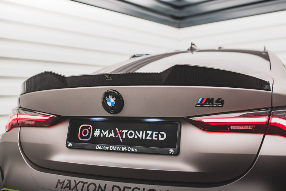 Prepreg Carbon Fiber Tailgate Spoiler suitable for BMW M4 G82 / G82 Facelift / M440i / 4 M-Pack G22 / G22 Facelift