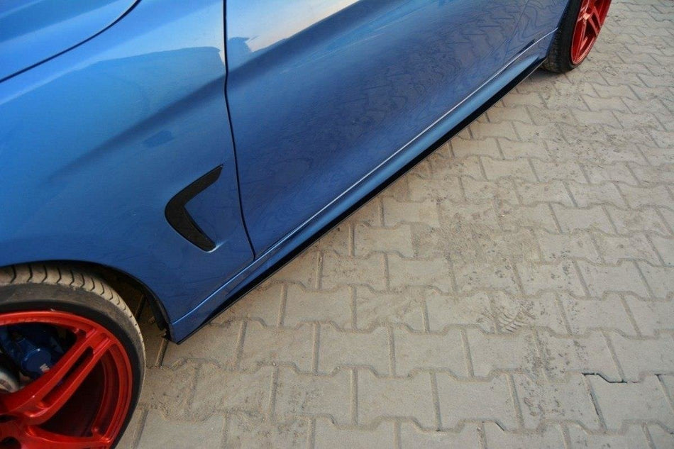 RACING SIDE SKIRTS DIFFUSERS for suitable for BMW 4 Coupe / Gran Coupe / Cabrio M-Pack F32 / F36 / F33