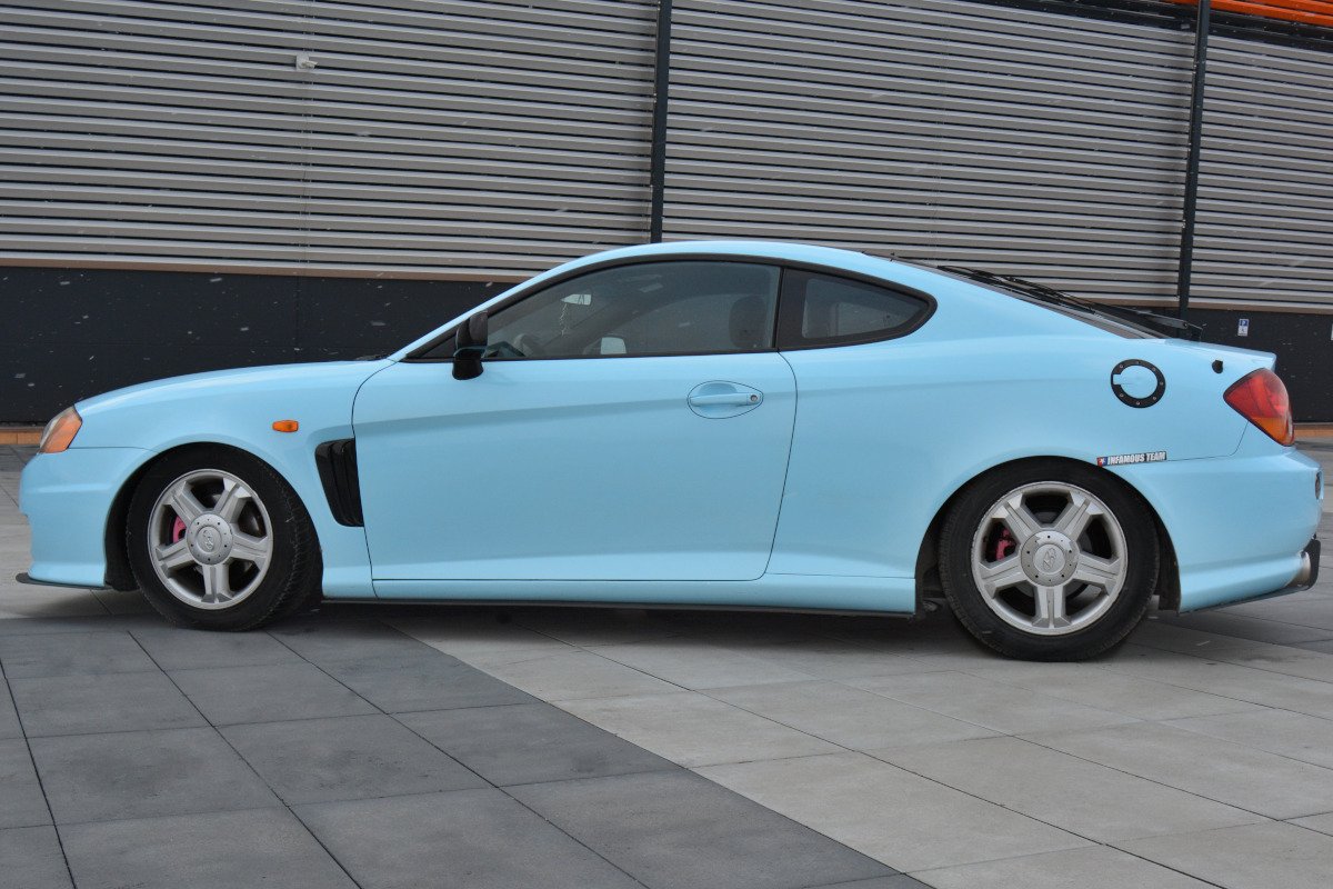 RACING SIDE SKIRTS DIFFUSERS suitable for Hyundai TIBURON MK.2 FACELIFT