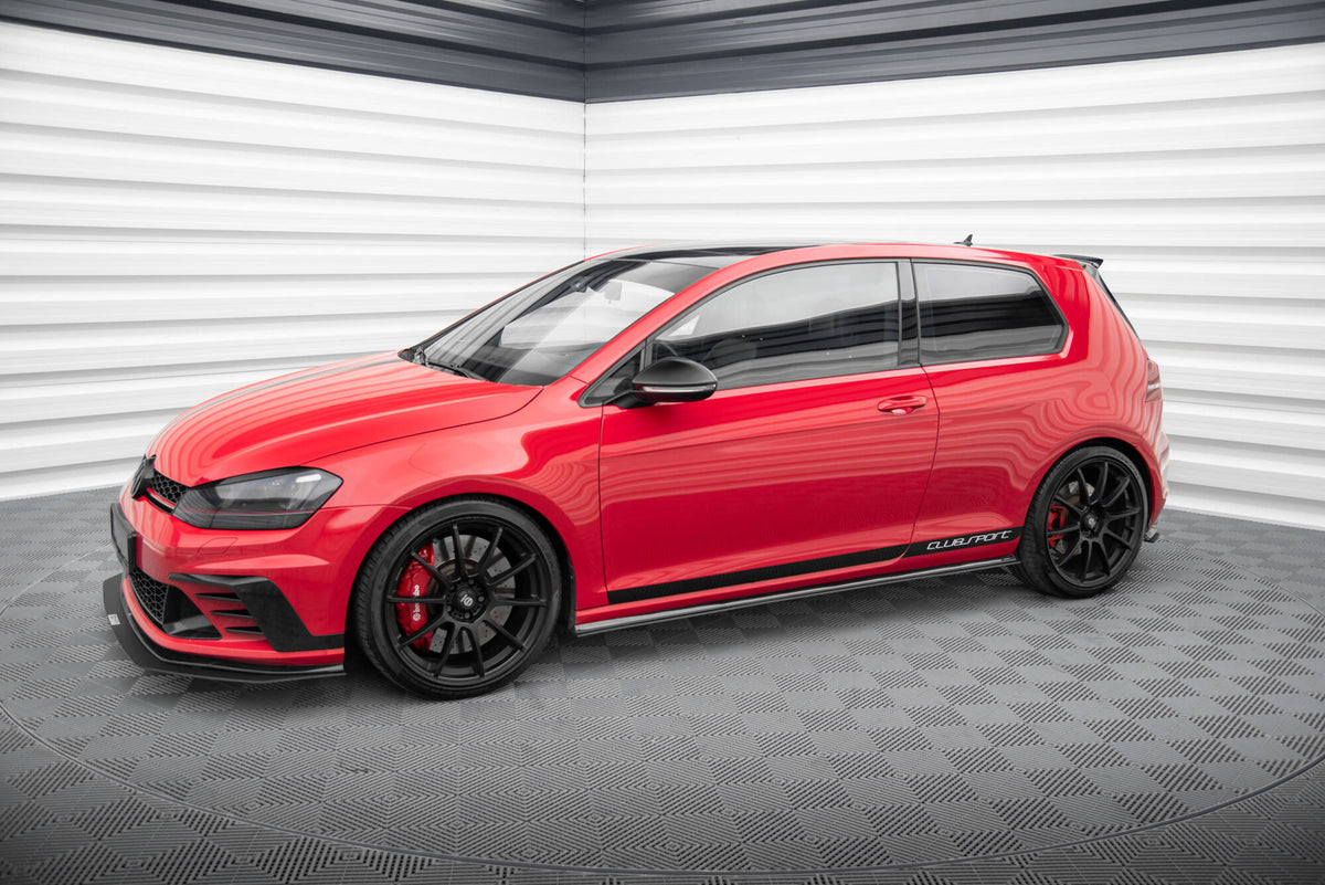 RACING SIDE SKIRTS DIFFUSERS suitable for VW GOLF VII GTI CLUBSPORT