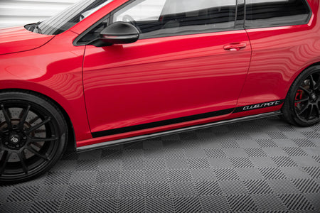 RACING SIDE SKIRTS DIFFUSERS suitable for VW GOLF VII GTI CLUBSPORT