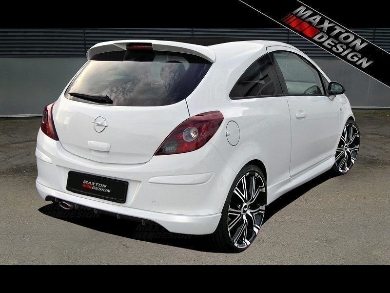 REAR BUMPER EXTENSION suitable for Opel CORSA D
