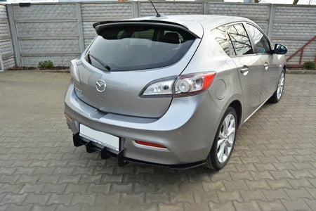 REAR DIFFUSER & REAR SIDE SPLITTERS suitable for Mazda 3 MK2 SPORT (PREFACE)