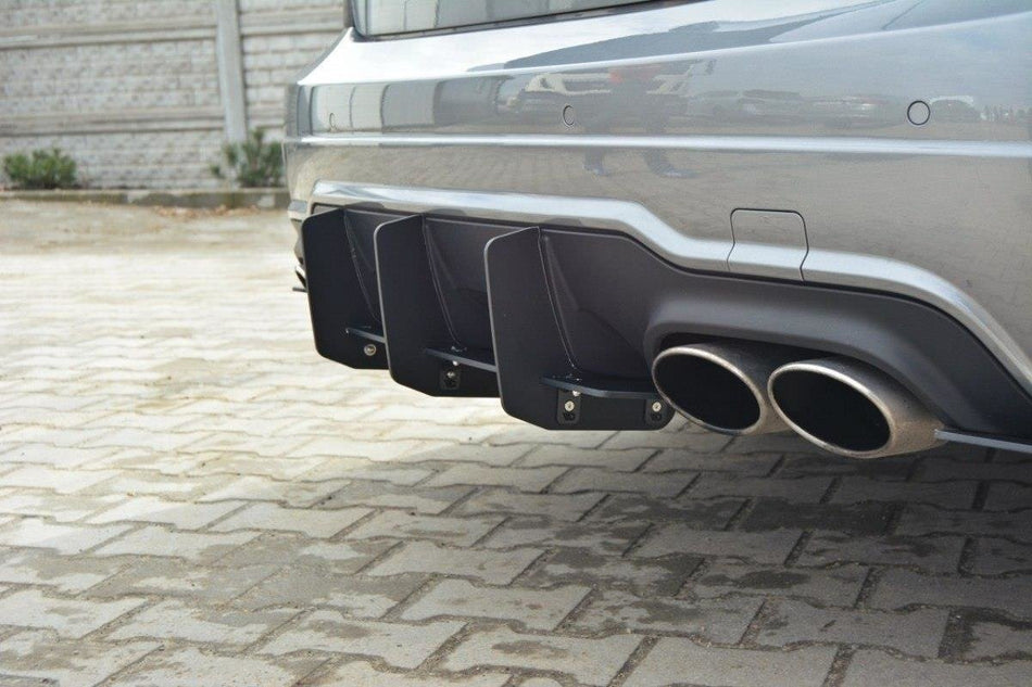 REAR DIFFUSER & REAR SIDE SPLITTERS suitable for Mercedes-Benz C Sedan / Estate AMG-Line W204 / S204