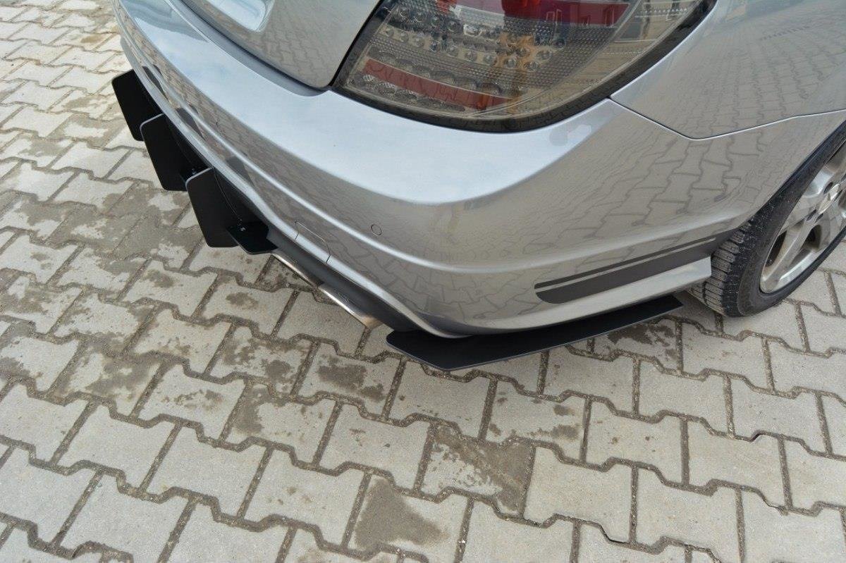 REAR DIFFUSER & REAR SIDE SPLITTERS suitable for Mercedes-Benz C Sedan / Estate AMG-Line W204 / S204