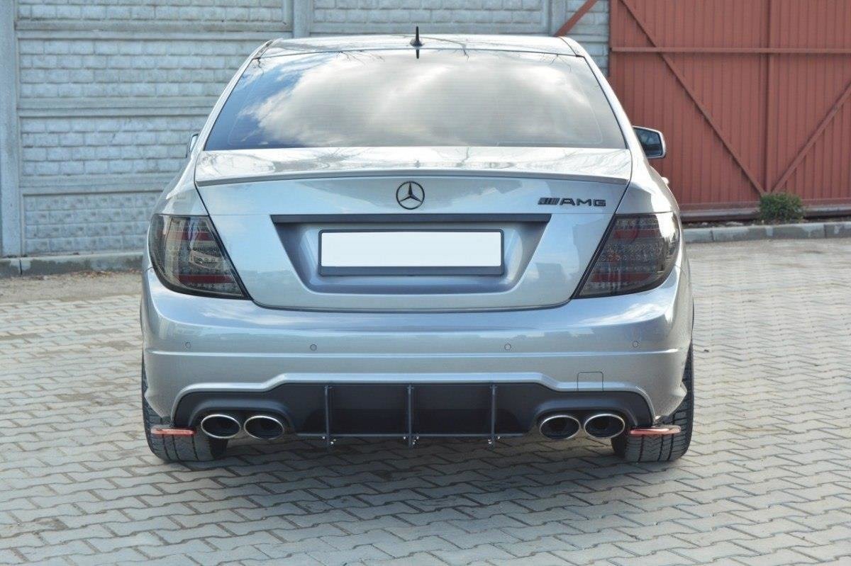 REAR DIFFUSER & REAR SIDE SPLITTERS suitable for Mercedes-Benz C Sedan / Estate AMG-Line W204 / S204