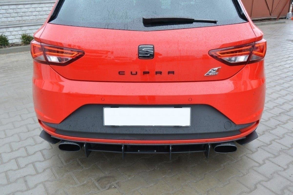 REAR DIFFUSER & REAR SIDE SPLITTERS suitable for Seat LEON III CUPRA