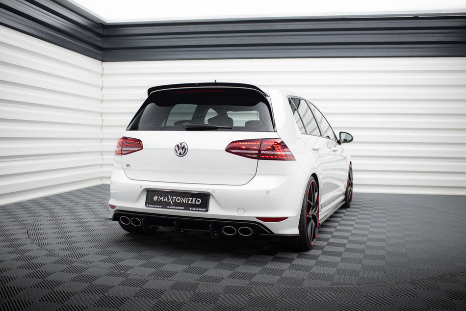 REAR DIFFUSER & REAR SIDE SPLITTERS suitable for VW GOLF 7 R Hatchback