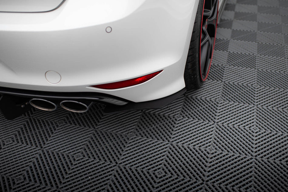 REAR DIFFUSER & REAR SIDE SPLITTERS suitable for VW GOLF 7 R Hatchback