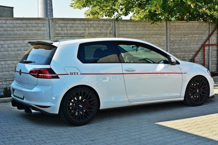 REAR DIFFUSER & REAR SIDE SPLITTERS suitable for VW GOLF MK7 GTI