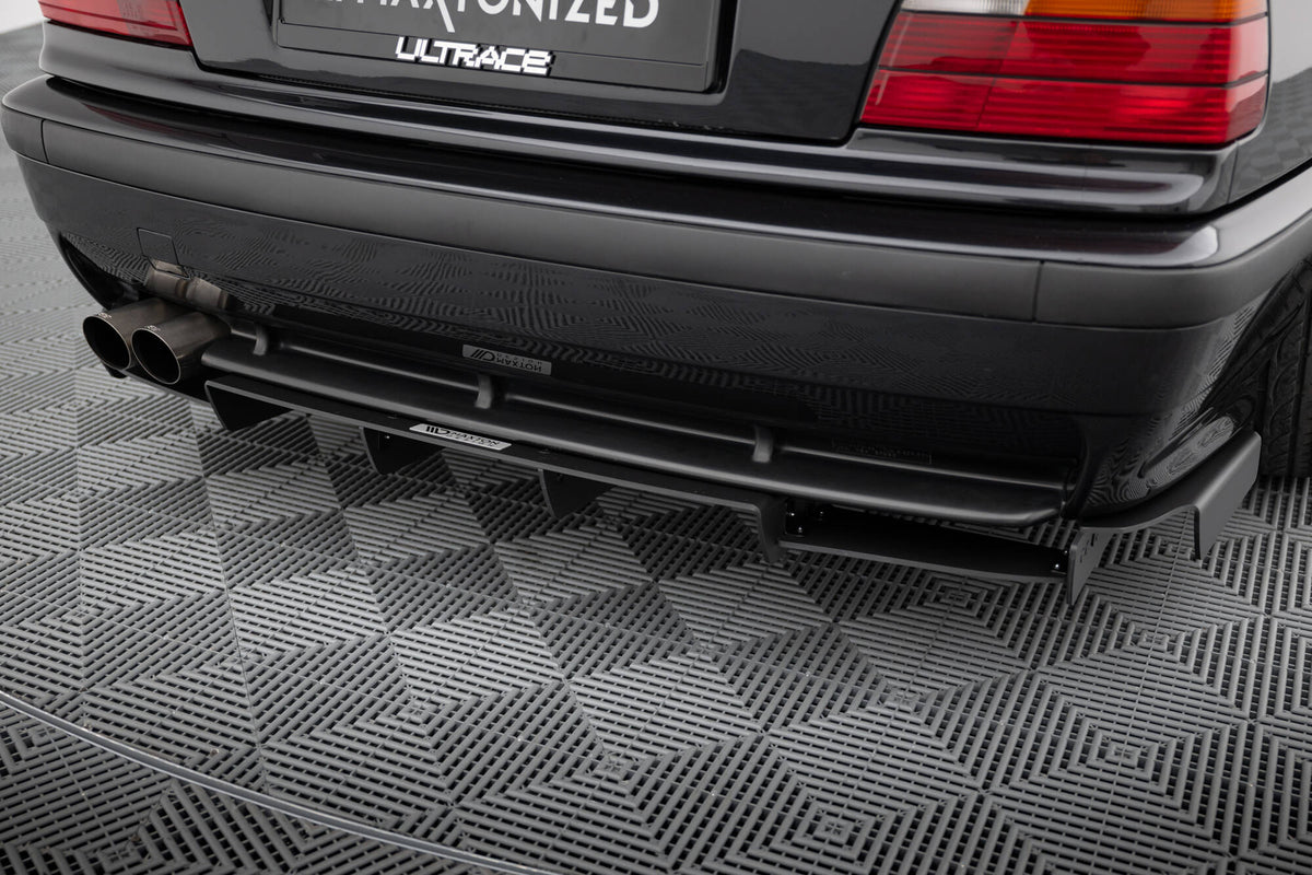 REAR DIFFUSER suitable for BMW M3 / 3 M-Pack Coupe / Cabrio E36