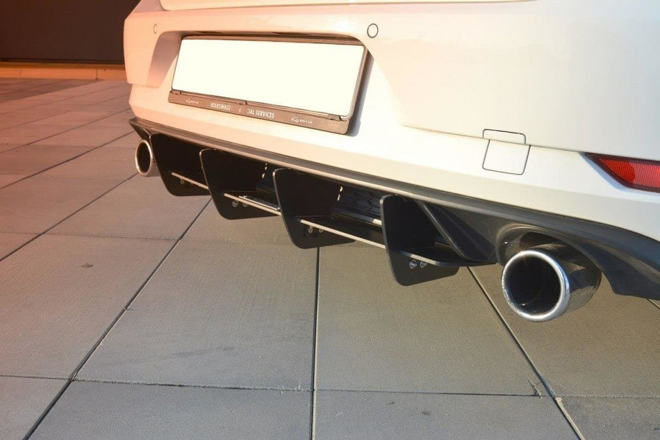 REAR DIFFUSER suitable for VW GOLF MK7 GTI FACELIFT