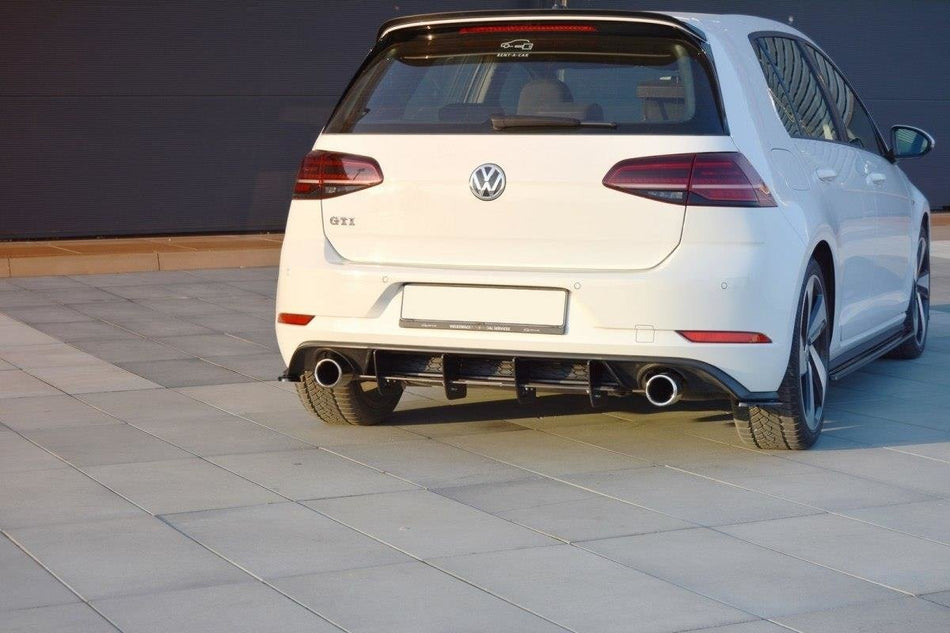 REAR DIFFUSER suitable for VW GOLF MK7 GTI FACELIFT