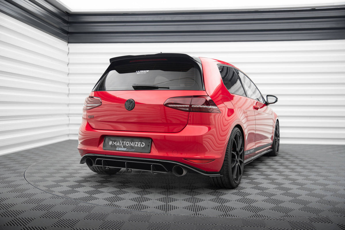 REAR DIFFUSER suitable for VW GOLF VII GTI CLUBSPORT