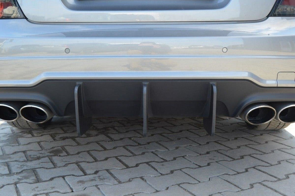 REAR DIFFUSER v.1 suitable for Mercedes C W204 AMG-Line (FACELIFT)