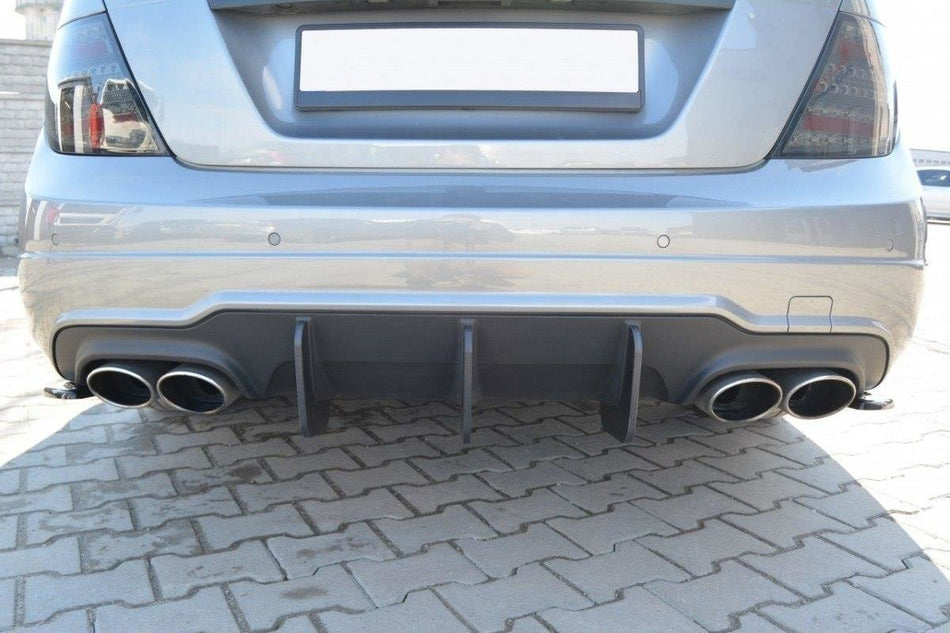 REAR DIFFUSER v.2 suitable for Mercedes C W204 AMG-Line (FACELIFT)