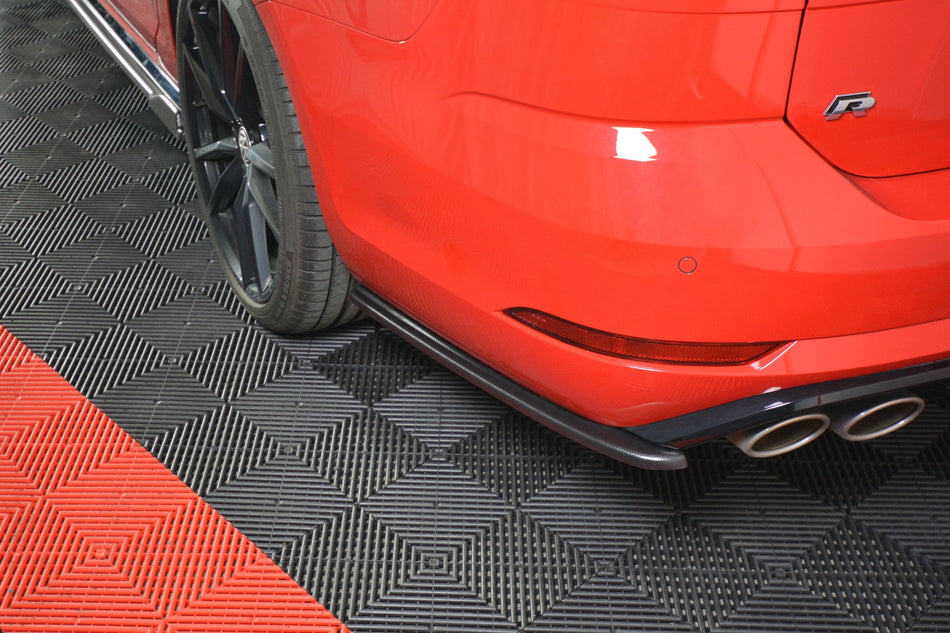 REAR SIDE SPLITTERS V.1 suitable for VW GOLF 7 R VARIANT FACELIFT