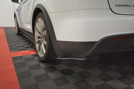 REAR SIDE SPLITTERS V.2 suitable for Tesla MODEL X
