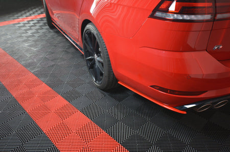 REAR SIDE SPLITTERS V.2 suitable for VW GOLF 7 R VARIANT FACELIFT
