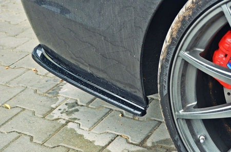 REAR SIDE SPLITTERS for suitable for BMW 5 M-Pack Sedan /Touring  F10/F11 (fits two double exhaust ends)
