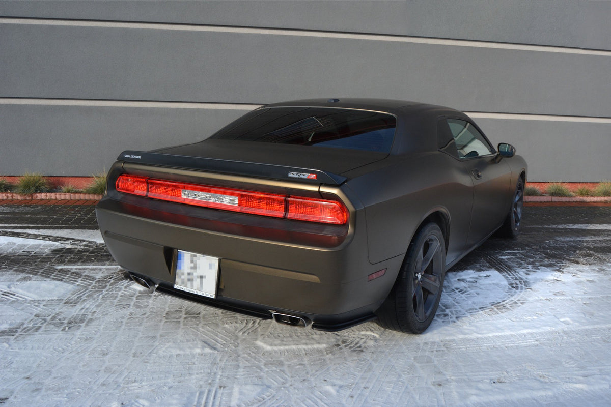 REAR SIDE SPLITTERS suitable for Dodge CHALLENGER MK3. PHASE-I SRT8 COUPE
