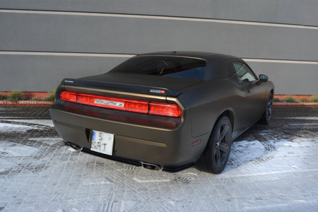 REAR SIDE SPLITTERS suitable for Dodge CHALLENGER MK3. PHASE-I SRT8 COUPE