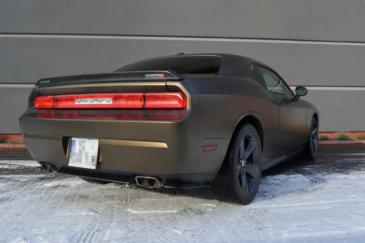REAR SIDE SPLITTERS suitable for Dodge CHALLENGER MK3. PHASE-I SRT8 COUPE