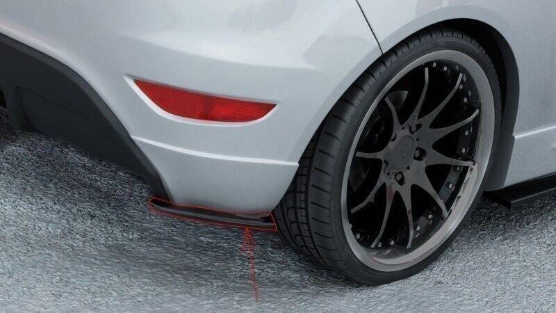 REAR SIDE SPLITTERS suitable for Ford FIESTA