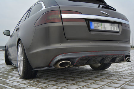 REAR SIDE SPLITTERS suitable for Jaguar XF (X250) MK1 SPORTBRAKE S-PACK