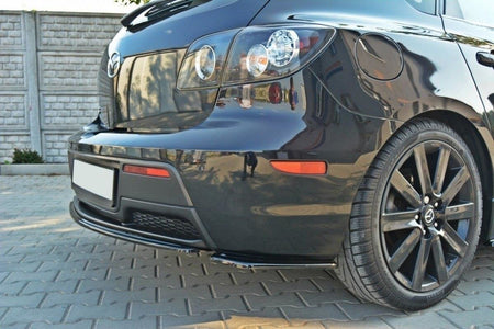 REAR SIDE SPLITTERS suitable for Mazda 3 MPS MK1 (PREFACE) US-Spec Version