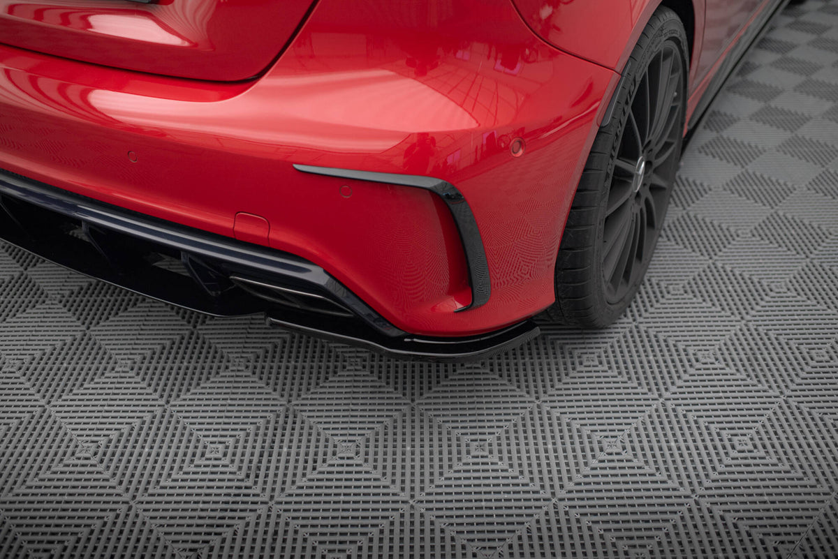 REAR SIDE SPLITTERS suitable for Mercedes A W176 AMG Facelift