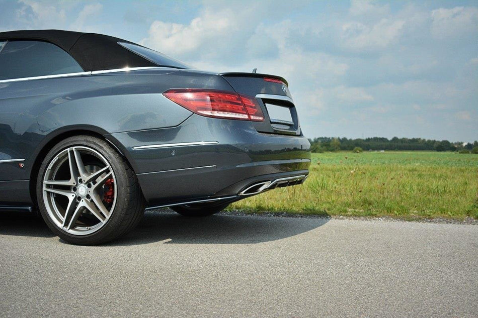 REAR SIDE SPLITTERS suitable for Mercedes - Benz E Coupe / Cabrio C207 Facelift / A207 Facelit