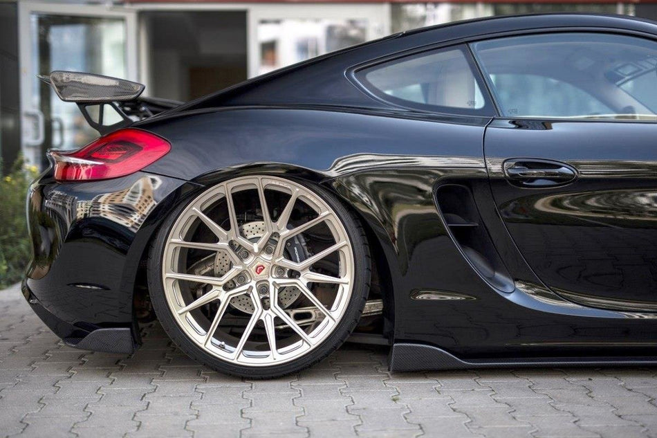 REAR SIDE SPLITTERS suitable for Porsche Cayman Mk2 981C