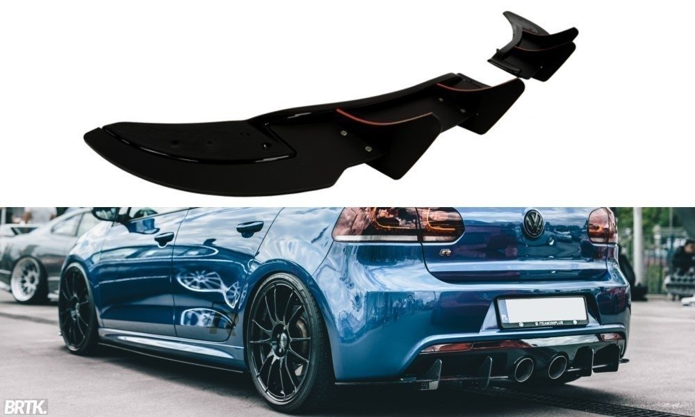 REAR SIDE SPLITTERS suitable for VW GOLF VI R (CNC)