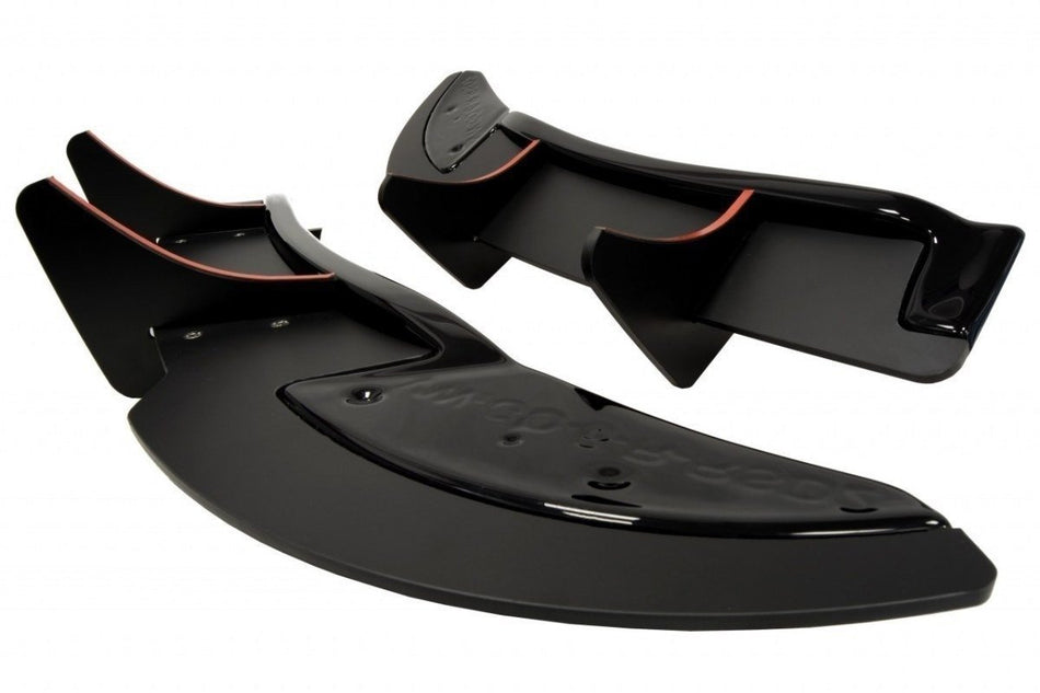 REAR SIDE SPLITTERS suitable for VW GOLF VI R (CNC)