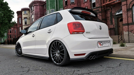 REAR SPLITTER (with a vertical bar) suitable for Volkswagen Polo GTI Mk5 Facelift