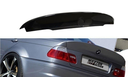 REAR SPOILER / LID EXTENSION suitable for BMW 3 E46 - 4 DOOR SALOON < M3 CSL LOOK > (for painting)