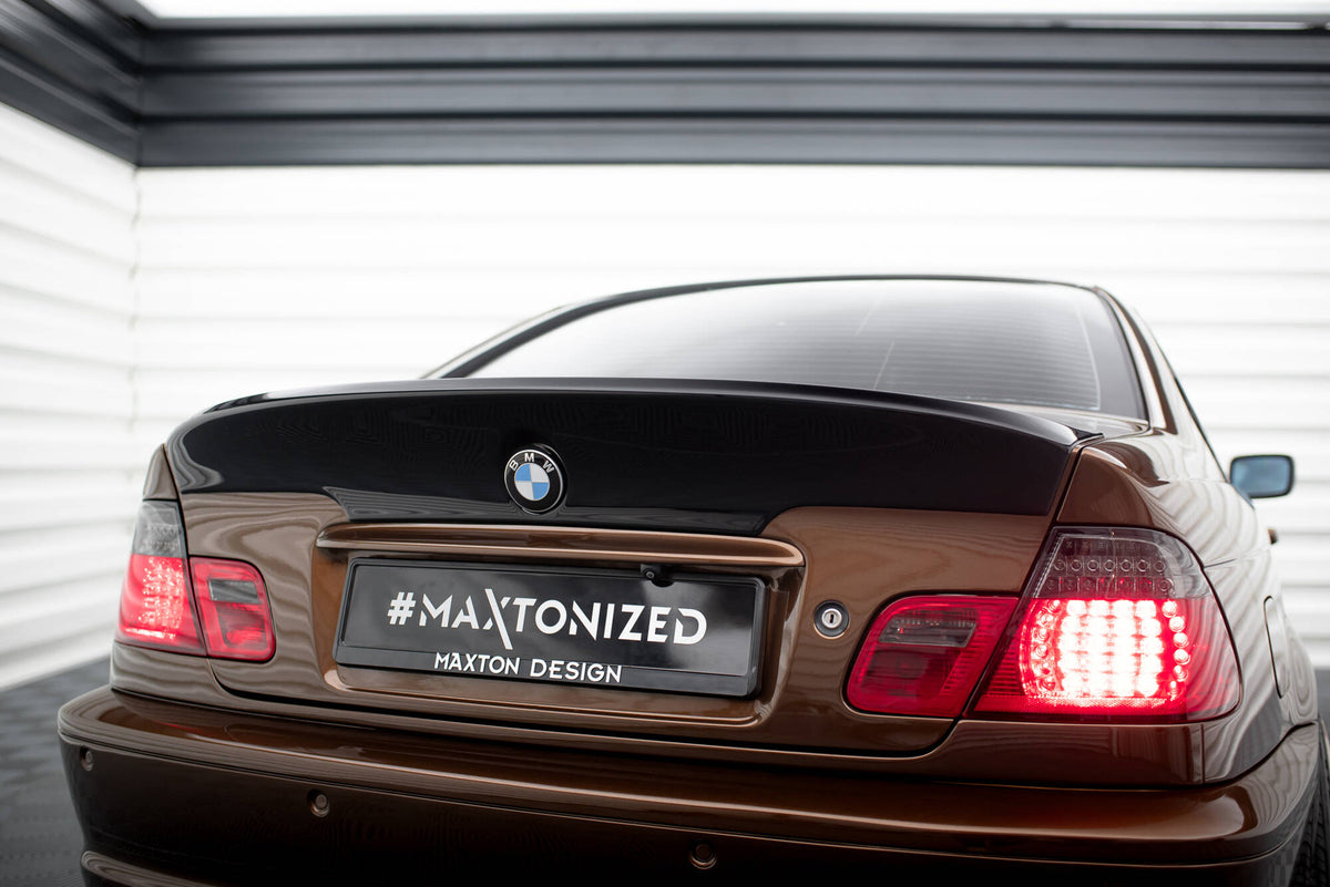 REAR SPOILER / LID EXTENSION suitable for BMW 3 E46 COUPE < M3 CSL LOOK > (FOR PAINTING)