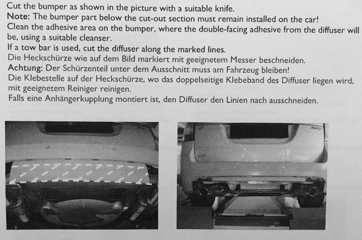 REAR VALANCE suitable for Saab 9-3 Aero Mk2 Facelift