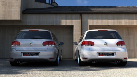 REAR VALANCE suitable for VW GOLF VI WITH 2 EXHAUST HOLE