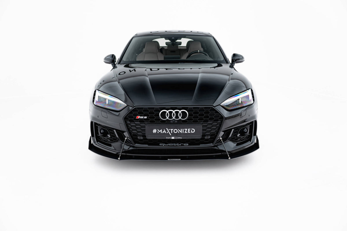 Racing Front Splitter V.2 suitable for Audi RS5  Coupe / Sportback F5